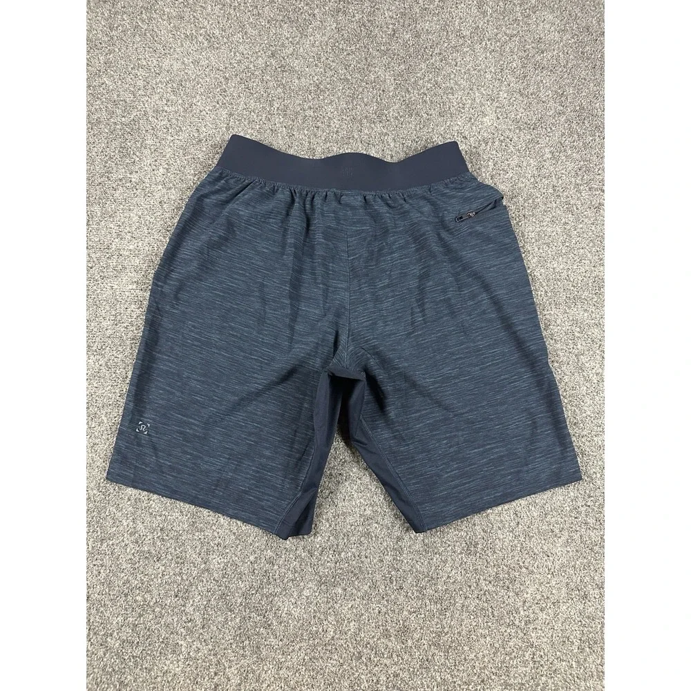 Lululemon Shorts Mens Medium Blue Space Dye T.H.E Linerless Performance LM7AAWS